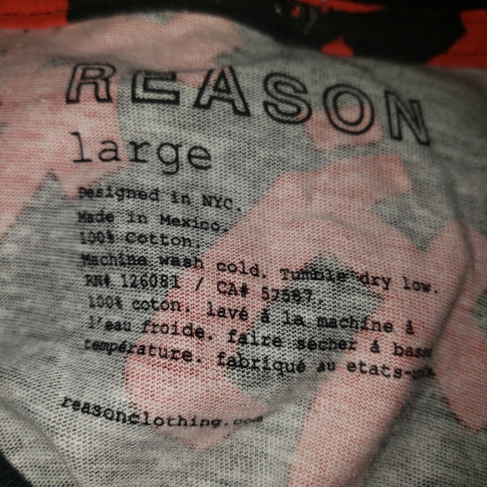 Just In: Mens Edgy Reason Brand Tokyo Dragon Tee - Picture 14 of 14